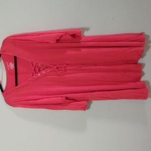 BOUTIQUE ORANGE DRESS TIE IN FRONT SIZE 2X